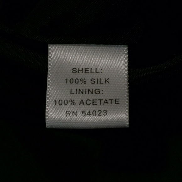 Banana Republic Size 0 Black Silk Dress Strapless - Picture 7 of 8